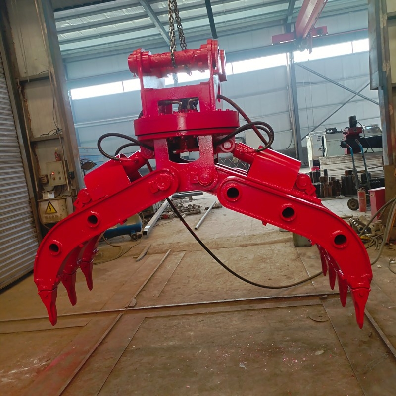 挖機旋轉抓鋼機